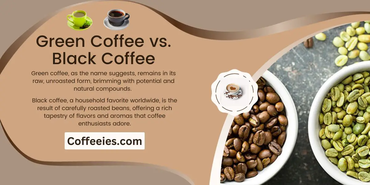 Green Coffee vs. Black Coffee