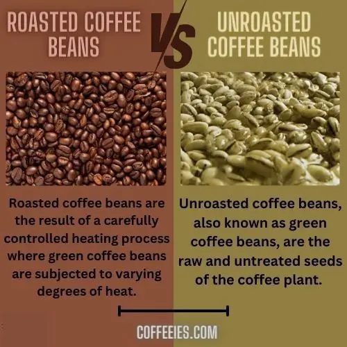 Differences Between Roasted and Unroasted Coffee Beans