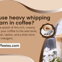 Can you use heavy whipping cream in coffee?